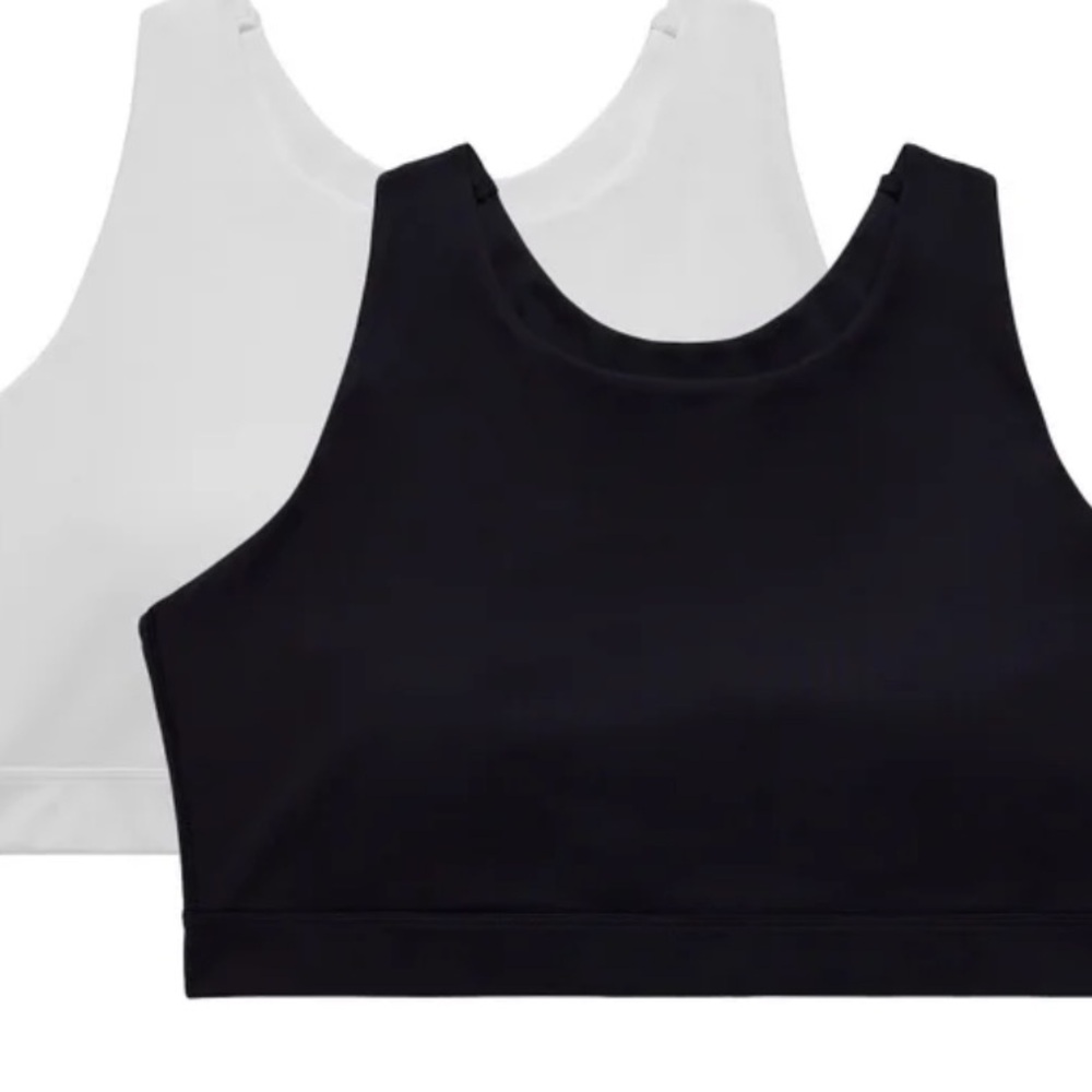 GAP Fit NWT Women's Black and White Sports Bra Set - Picture 6 of 6